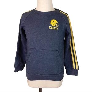 Garanimals | Boy 5T Blue Varsity Football Sweatshirt w/ Kangaroo Pocket